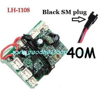 lh-1108_lh-1108a_lh-1108c helicopter parts 40M PCB board (Black SM plug) - Click Image to Close